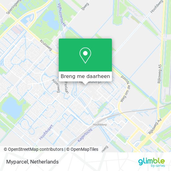 Myparcel kaart