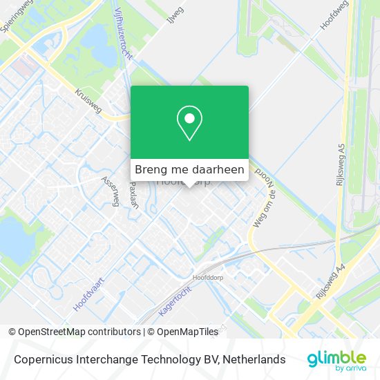 Copernicus Interchange Technology BV kaart