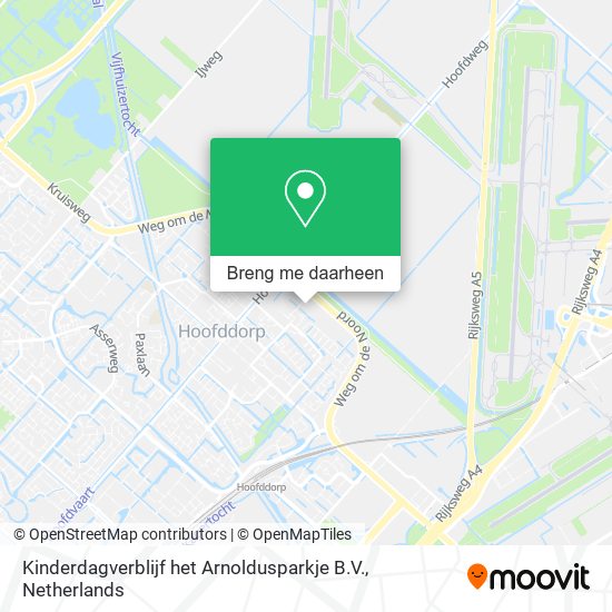 Kinderdagverblijf het Arnoldusparkje B.V. kaart