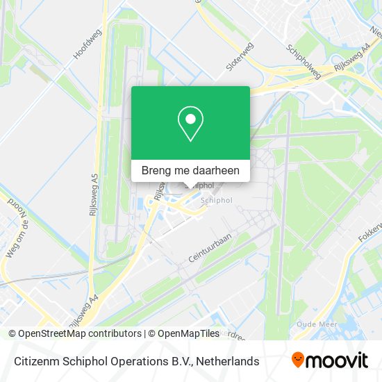 Citizenm Schiphol Operations B.V. kaart