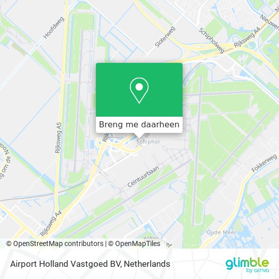 Airport Holland Vastgoed BV kaart