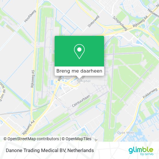 Danone Trading Medical BV kaart