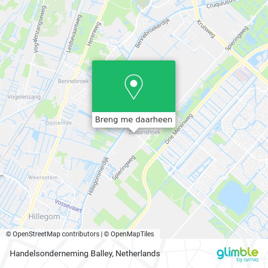 Handelsonderneming Balley kaart