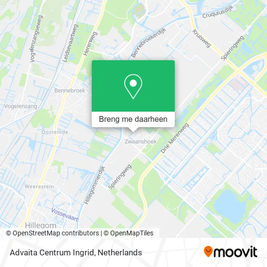 Advaita Centrum Ingrid kaart