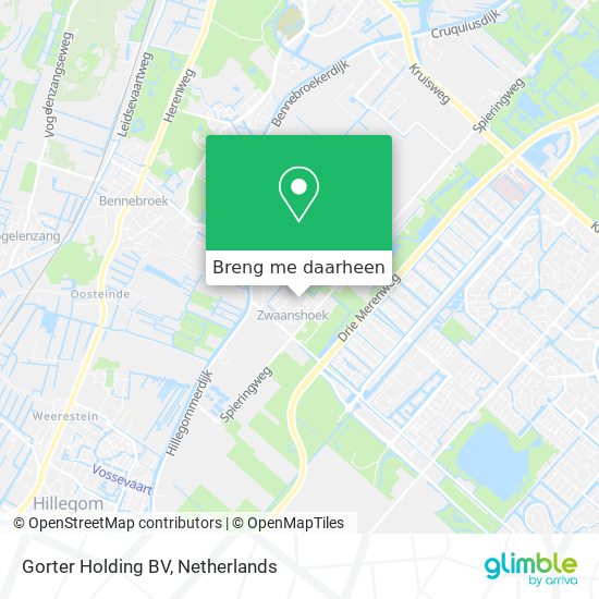 Gorter Holding BV kaart