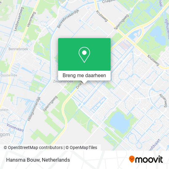 Hansma Bouw kaart