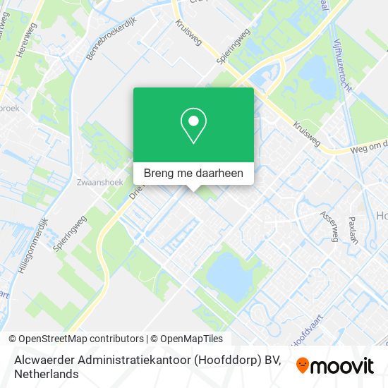 Alcwaerder Administratiekantoor (Hoofddorp) BV kaart