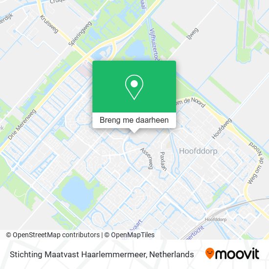 Stichting Maatvast Haarlemmermeer kaart
