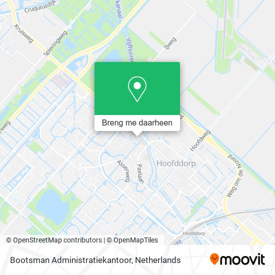 Bootsman Administratiekantoor kaart