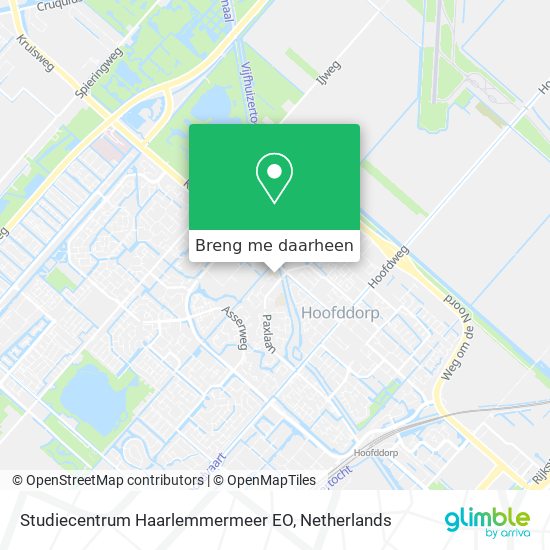 Studiecentrum Haarlemmermeer EO kaart