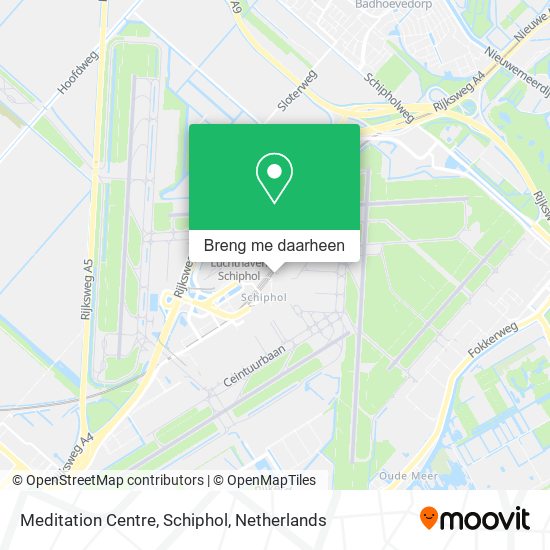 Meditation Centre, Schiphol kaart