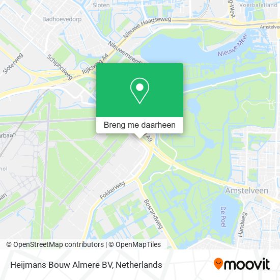 Heijmans Bouw Almere BV kaart