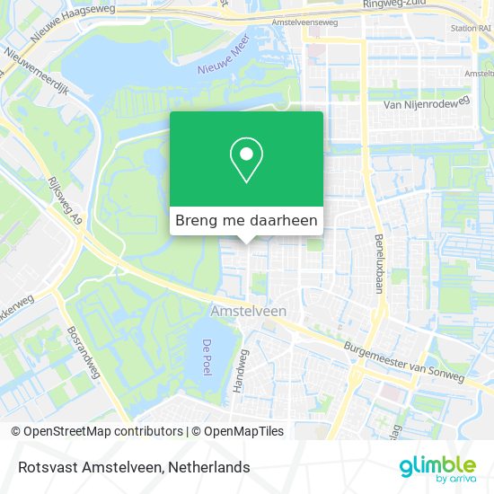 Rotsvast Amstelveen kaart