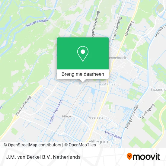 J.M. van Berkel B.V. kaart