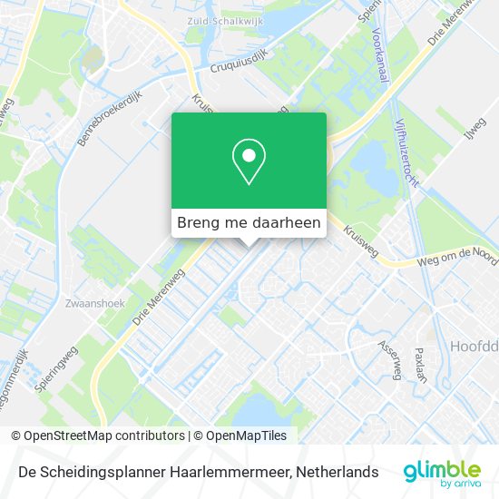 De Scheidingsplanner Haarlemmermeer kaart