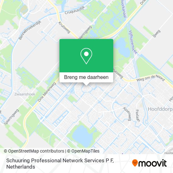 Schuuring Professional Network Services P F kaart