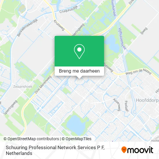 Schuuring Professional Network Services P F kaart