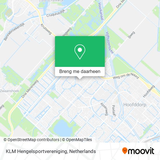 KLM Hengelsportvereniging kaart