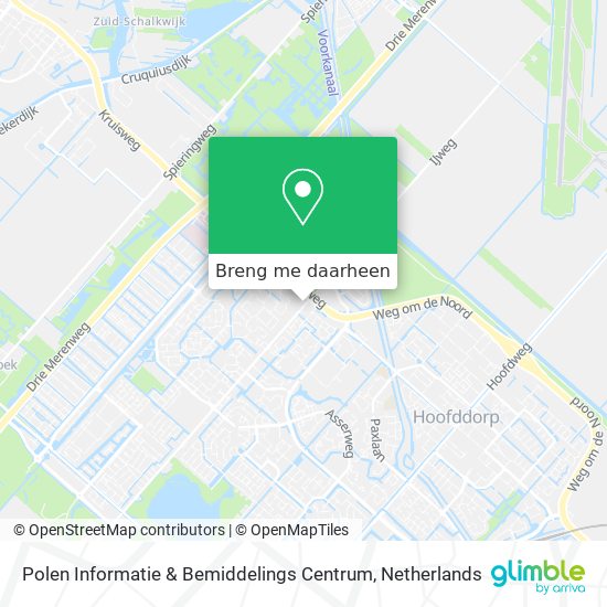 Polen Informatie & Bemiddelings Centrum kaart