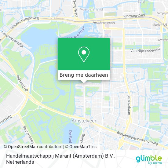 Handelmaatschappij Marant (Amsterdam) B.V. kaart