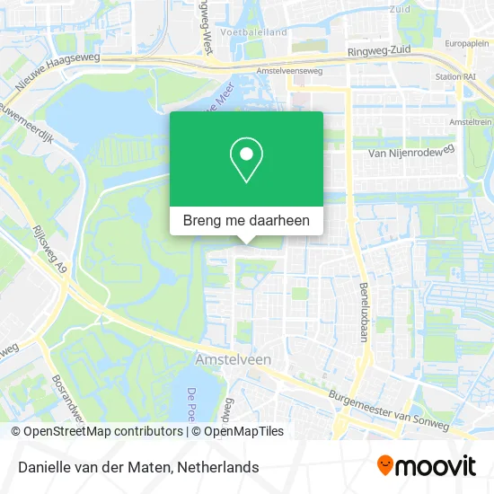 Danielle van der Maten kaart