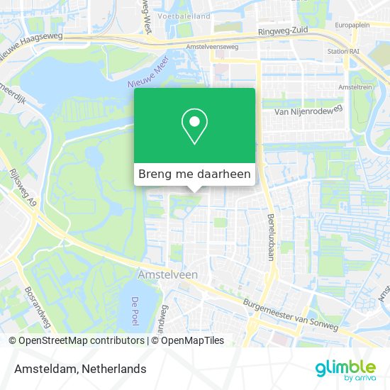 Amsteldam kaart