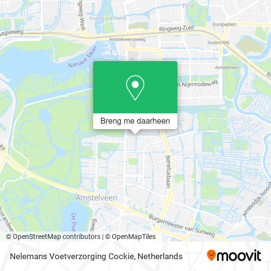 Nelemans Voetverzorging Cockie kaart