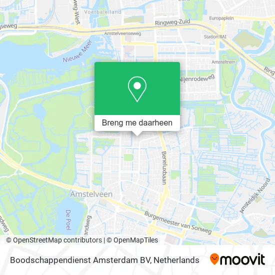 Boodschappendienst Amsterdam BV kaart