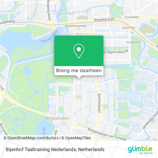 Bijenhof Taaltraining Nederlands kaart