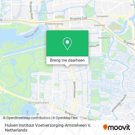 Hulsen Instituut Voetverzorging-Amstelveen V kaart