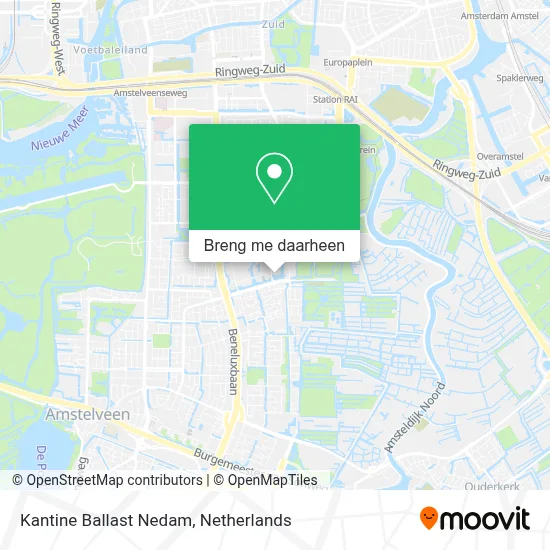Kantine Ballast Nedam kaart