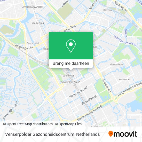 Venserpolder Gezondheidscentrum kaart