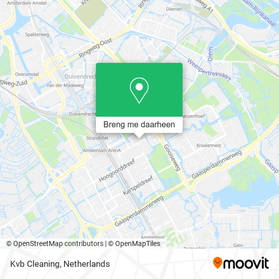 Kvb Cleaning kaart