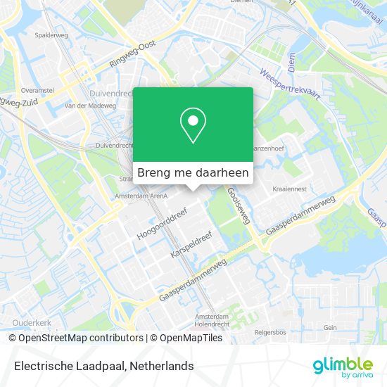 Electrische Laadpaal kaart