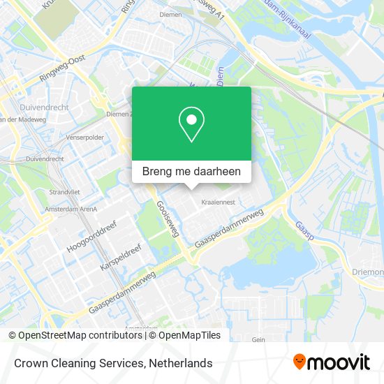 Crown Cleaning Services kaart