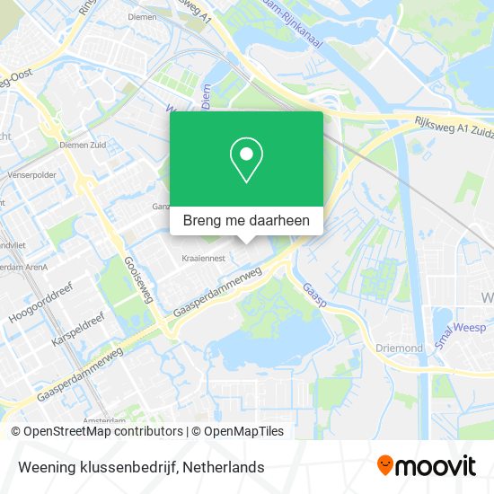 Weening klussenbedrijf kaart