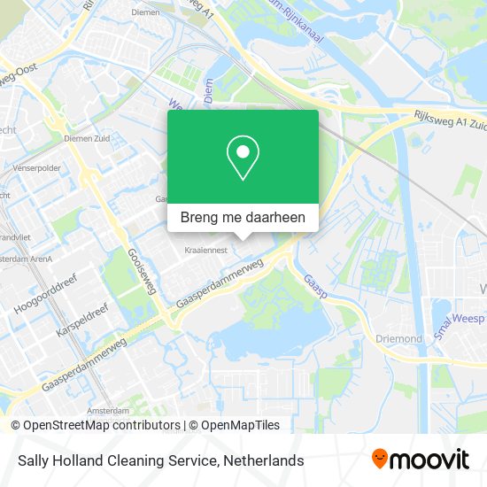 Sally Holland Cleaning Service kaart