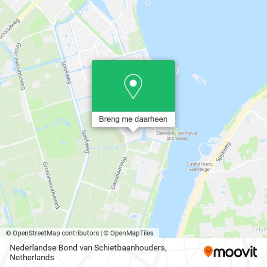 Nederlandse Bond van Schietbaanhouders kaart