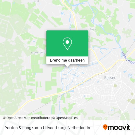 Yarden & Langkamp Uitvaartzorg kaart