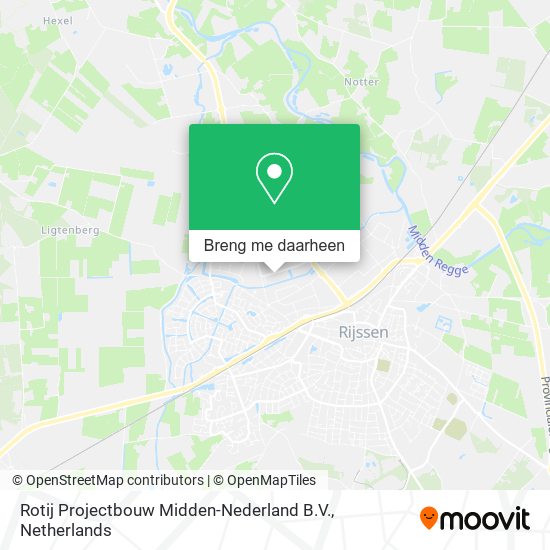 Rotij Projectbouw Midden-Nederland B.V. kaart