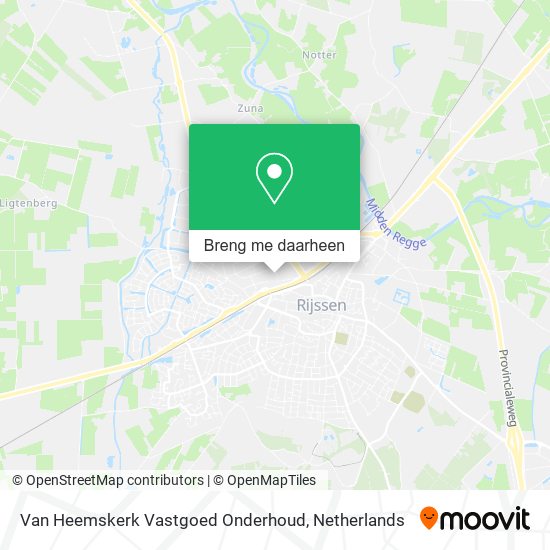 Van Heemskerk Vastgoed Onderhoud kaart