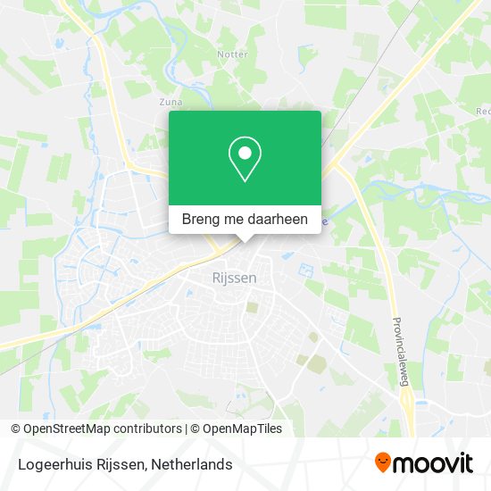 Logeerhuis Rijssen kaart
