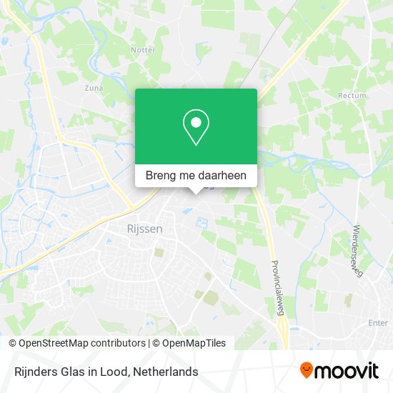 Rijnders Glas in Lood kaart