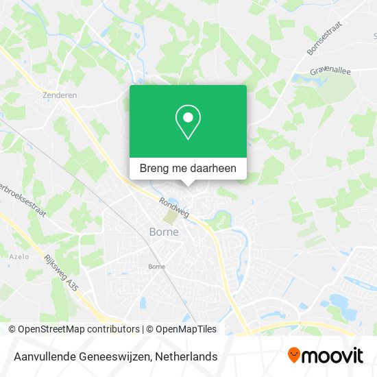 Aanvullende Geneeswijzen kaart