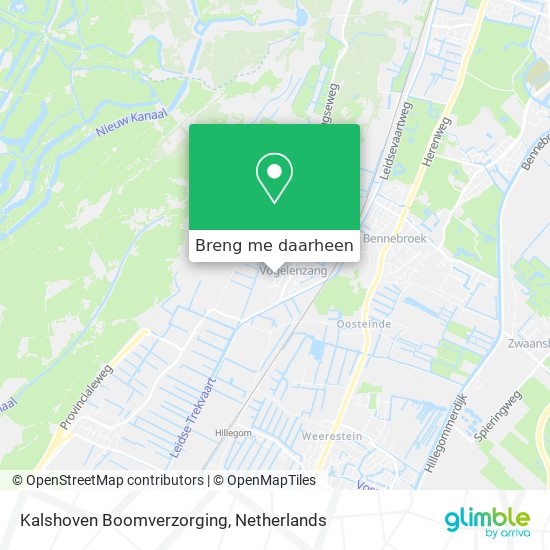 Kalshoven Boomverzorging kaart