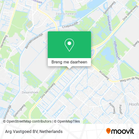 Arg Vastgoed BV kaart