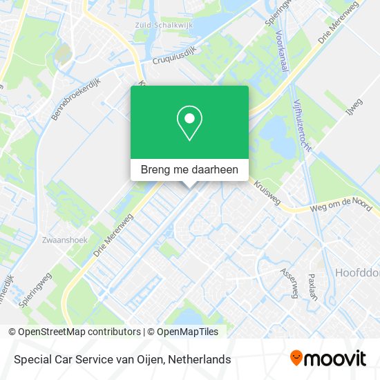 Special Car Service van Oijen kaart