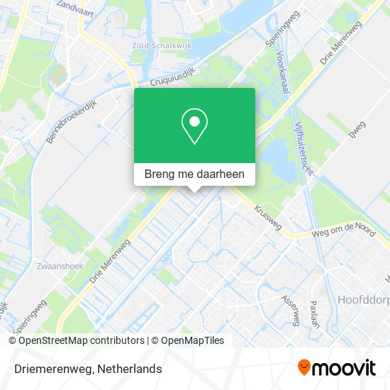 Driemerenweg kaart