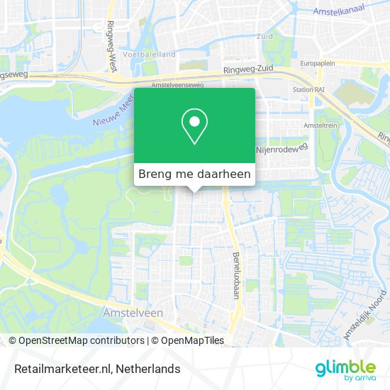 Retailmarketeer.nl kaart