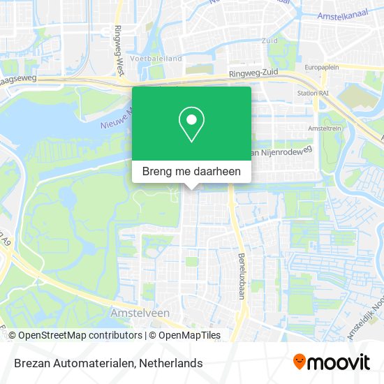 Brezan Automaterialen kaart